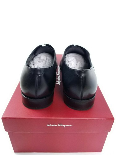 Salvatore Ferragamo Fedele Black Plain Toe Oxfords 42 US 9 🚀SAME DAY SHIPPING🚀 - Picture 4 of 5