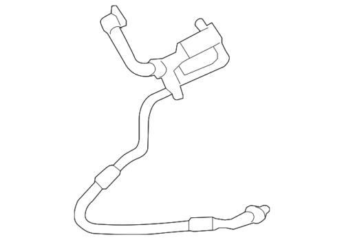 Línea de descarga de AC para Ford Mercury Freestyle Montego 2005-2007 (N/P 6F9Z-19D734AA)