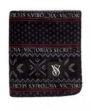 Victoria s Secret 50x60 Snowflake Sherpa Blanket Throw, New