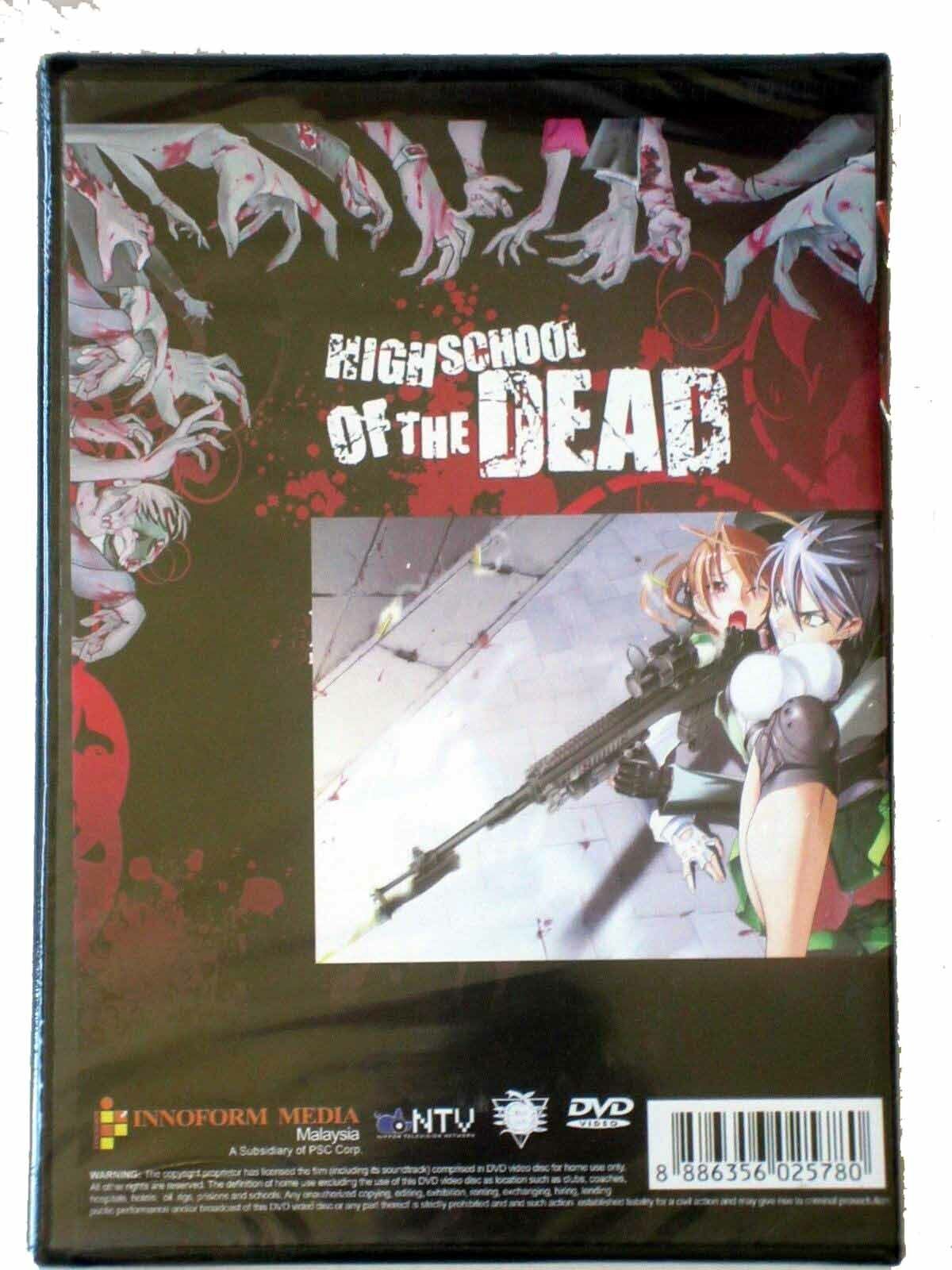 High School of The Dead Anime DVD Complete Collection Episodes 1-12 in  English for sale online