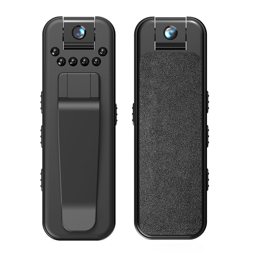 Support 128GB Clip On Body Camera 1080P HD Mini Video Recorder DVR IR