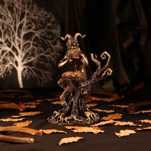 Nemesis Now Bronze Mythological Pan's Melody Figurine 24cm - Foto 7 di 7