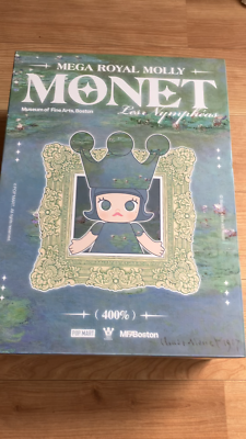 POP MART MEGA ROYAL MOLLY 400% Monet-Les Nympheas Figure H380mm