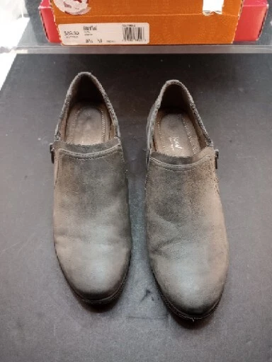 Botines Natural Soul para mujer 8,5 M Kasta grafito cremallera lateral  Foto 2 de 4