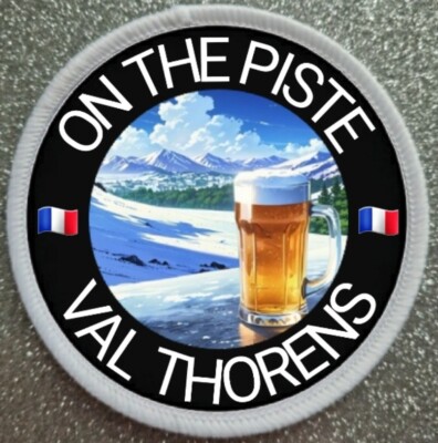 3 Inch Val Thorens France Ski Skiing Resort Iron / Sew On Patch Badge 