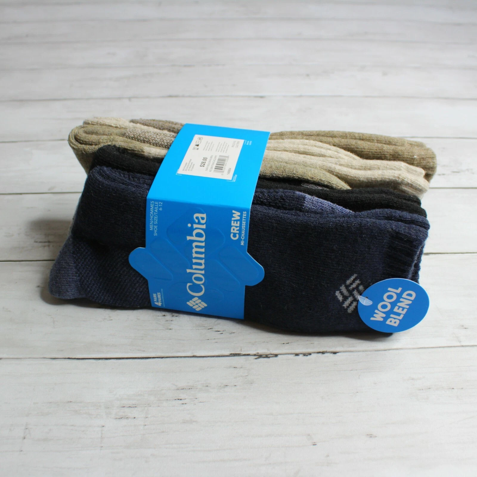 Columbia Men's Wool Blend Crew Socks Set Size 10-13 Shoe Size 6-12
Opens in a new window or tab