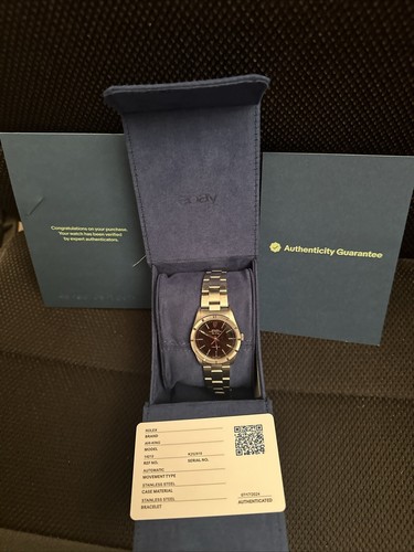 ROLEX Air King Stainless Steel Handheld Automatic Machine Core Black Wrist W...