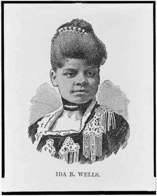 8'' x 10'' Photo Ida B. Wells Barnett, African American Journalist, Newspaper Edi