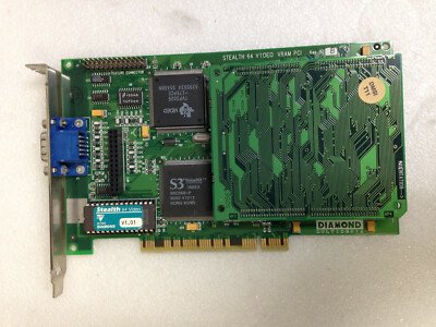 Diamond 22-0051D7 S3 Vision968 Stealth 64 Vedio CARD Used Tested
