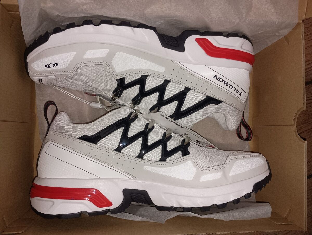 Salomon ACS+ Lunar Rock/White/Poppy Red 472805 Men's Size 12 Salomon ACS+ Lunar Rock/White/Poppy Red 472805 Men's Size 12