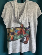 Inoah - Cody Cap Sleeve Contemporary Fashion S Pullover Side Pockets Hoodie Top