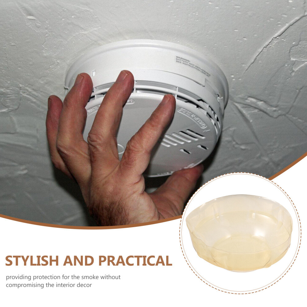 6 Pcs Plastic Smoke Dust Cover Alarm Covers Protective Detectors eBay