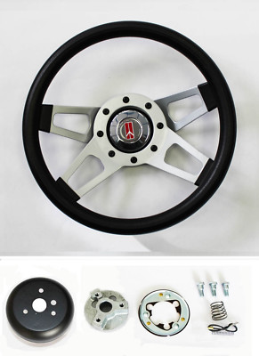 1967 Oldsmobile Cutlass 442 Delta Grant Black 4 Spoke Steering Wheel 13 1/2''