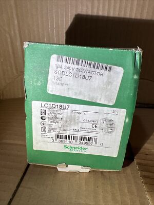 LC1D18U7  Schneider Contactor  With Coil 240VAC 50/60Hz