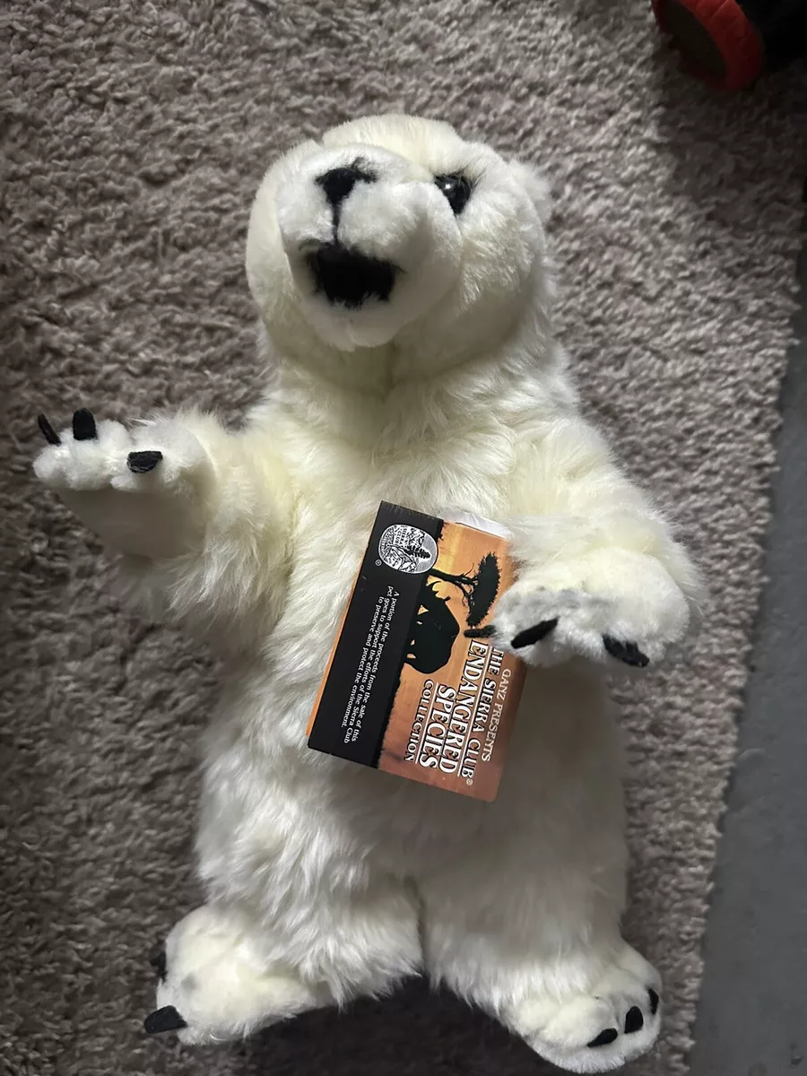 Ganz Sierra club endangered species polar bear plush stuffed