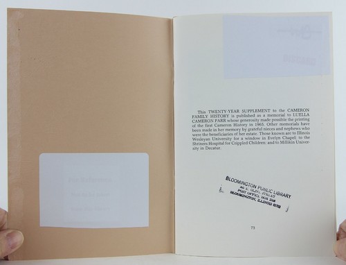 Cameron Family History (1965) w/ 20-Year Supplement (1985) 2 Volumes Genealogy - Picture 6 of 11