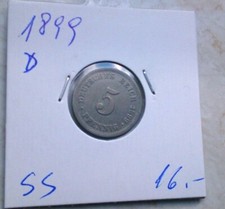 5 PF 1899 D.  ss  ab 5 auktionen portofrei