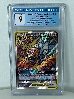 Moltres & Zapdos & Articuno GX 035/054 - CGC 9.5 – Yates TCG Collectibles