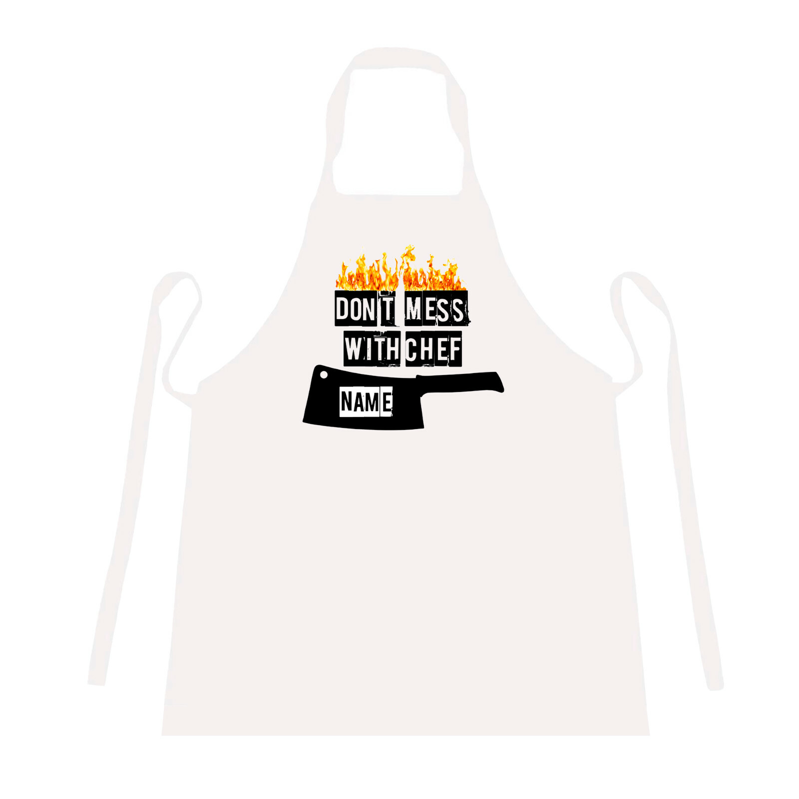 Cookify Personalised Don't Mess With Chef Cooking Apron - Men Womens & Childrens Baking
