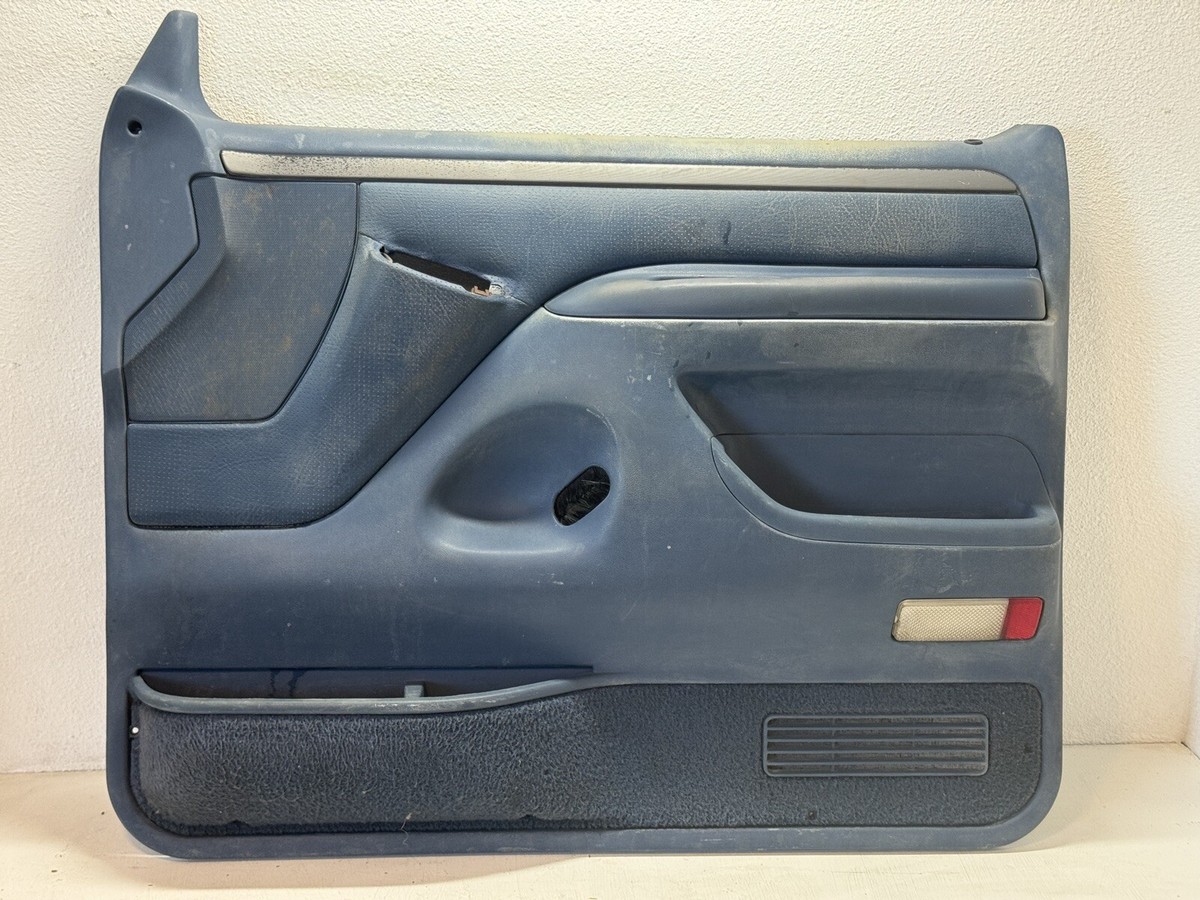 92-96 FORD F150 F250 F350 BRONCO Front Passenger Door Panel Blue