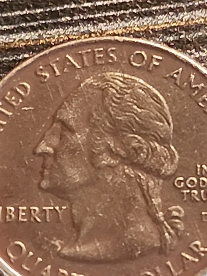 2003 Arkansas Quarter- Improperly Annealed And Strike Errors - Image 2 of 3