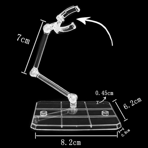 Wholesale Action Figure Display Holder Base Doll Model Stand Rack HG144 Model - Picture 2 of 4