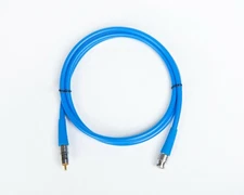Canare L-5CFB 75ohm RCA to BNC, Pro Digital Audio Video Blue Coax Cable.
