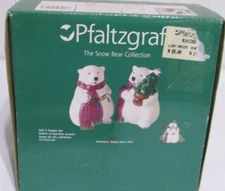 Pfaltzgraff   Snow Bear Salt and Pepper Shakers