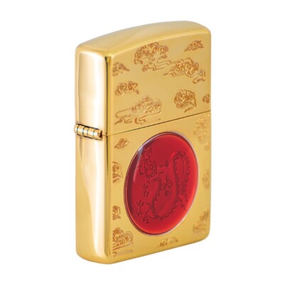 Zippo Feuerzeug Asia 2024 COTY Limited / Year of the Dragon with 24K Plate Co...
