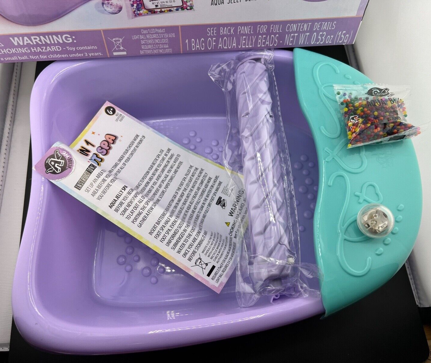 Acade-Me  3 in 1 Foot Spa With Color Changing LED Light - Relaxing