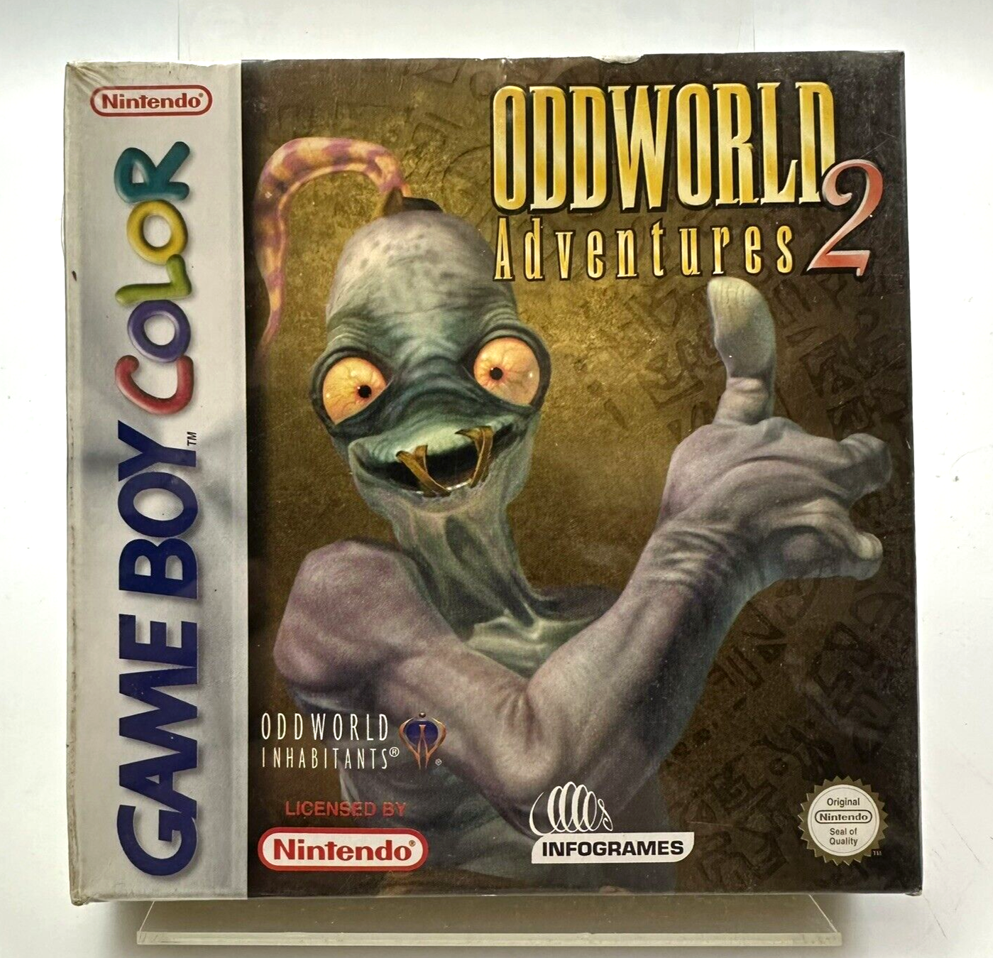 GBC Oddworld Adventures 2, New And Sealed *Flaw*