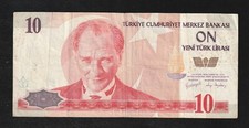 Turkey 10 New Lira 2005, P-218, Banknote, Serie-E72