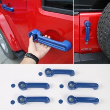 5x Exterior Door Handle/Tailgate Handle Decor Cover For Jeep Wrangler JK 2007-17