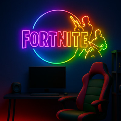 Custom Gamer LED Neon Sign  Personalized  Wall Decor for Gaming Setups & Stream