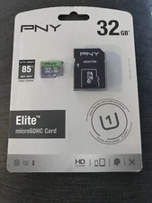 PNY 32GB Elite microSDHC Card Up To 85MB/s P-SDU32U185EL-GE