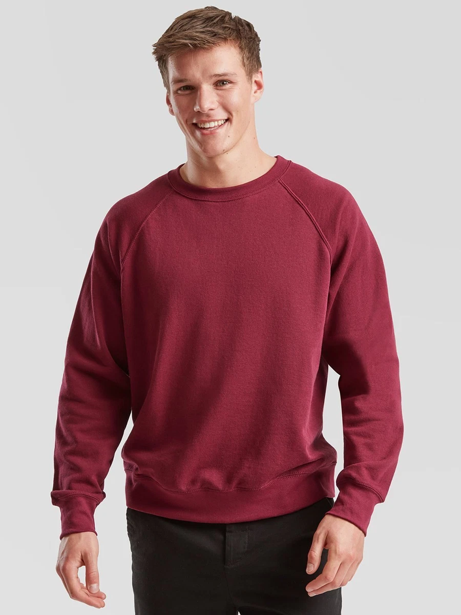 Acquista FELPA FRUIT OF THE LOOM CLASSIC RAGLAN SWEAT LOGO - PRINT su