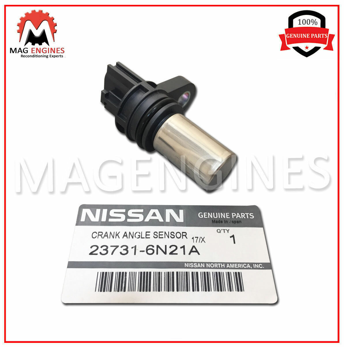 23731-6N21A GENUINE OEM CRANKSHAFT POSITION SENSOR 237316N21A | eBay