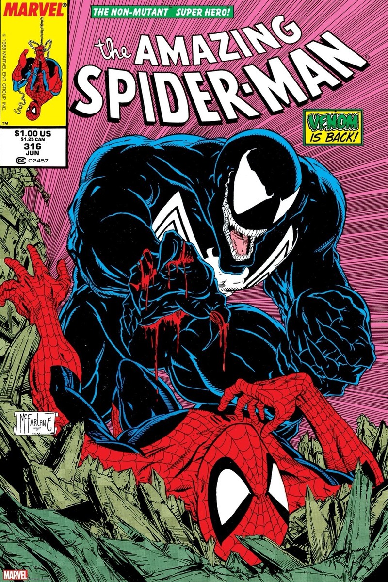 Todd McFarlane Amazing Spiderman #316 Cover Print Bottleneck