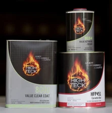 High Teck Corvette Red Basecoat Paint & Clearcoat Gallon Kit! GM WA9075