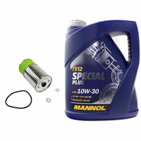 MotoröL ÖLfilter SF502 Set 10W30 API SN 5Liter FüR Mercedes Benz 190 T1 G Klasse