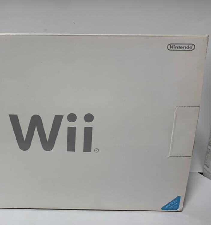 Nintendo Wii RVL-S-WD Shiro White Game Console Full Box Japanese 