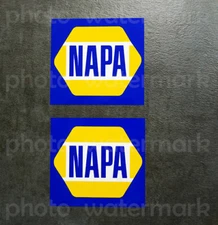 2pc NAPA sticker decal graphic autocollant Pick Size toolbox, drag racing, truck