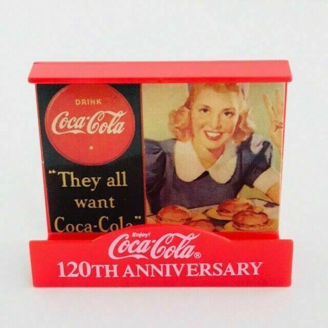 Coca Cola Memorial Figure Collection Diamond Can 120th Anniversary