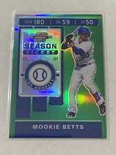 2020 Panini Contenders Optic MOOKIE BETTS GREEN SP 7/50 DODGERS Chronicles #14!