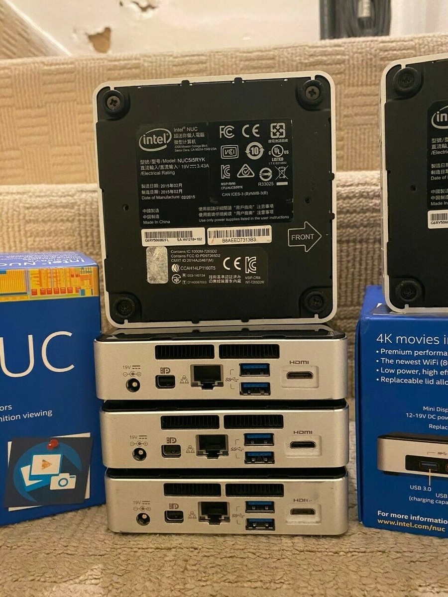 Intel NUC5I5RYB Mini PC i5-5250U @ 1.6GHz 8GB RAM 120GB SSD WIN 10