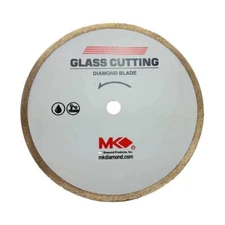 MK Diamond MK-215GL Continuous Rim Glass Tile Wet Diamond Blade - 8" x .050 x...