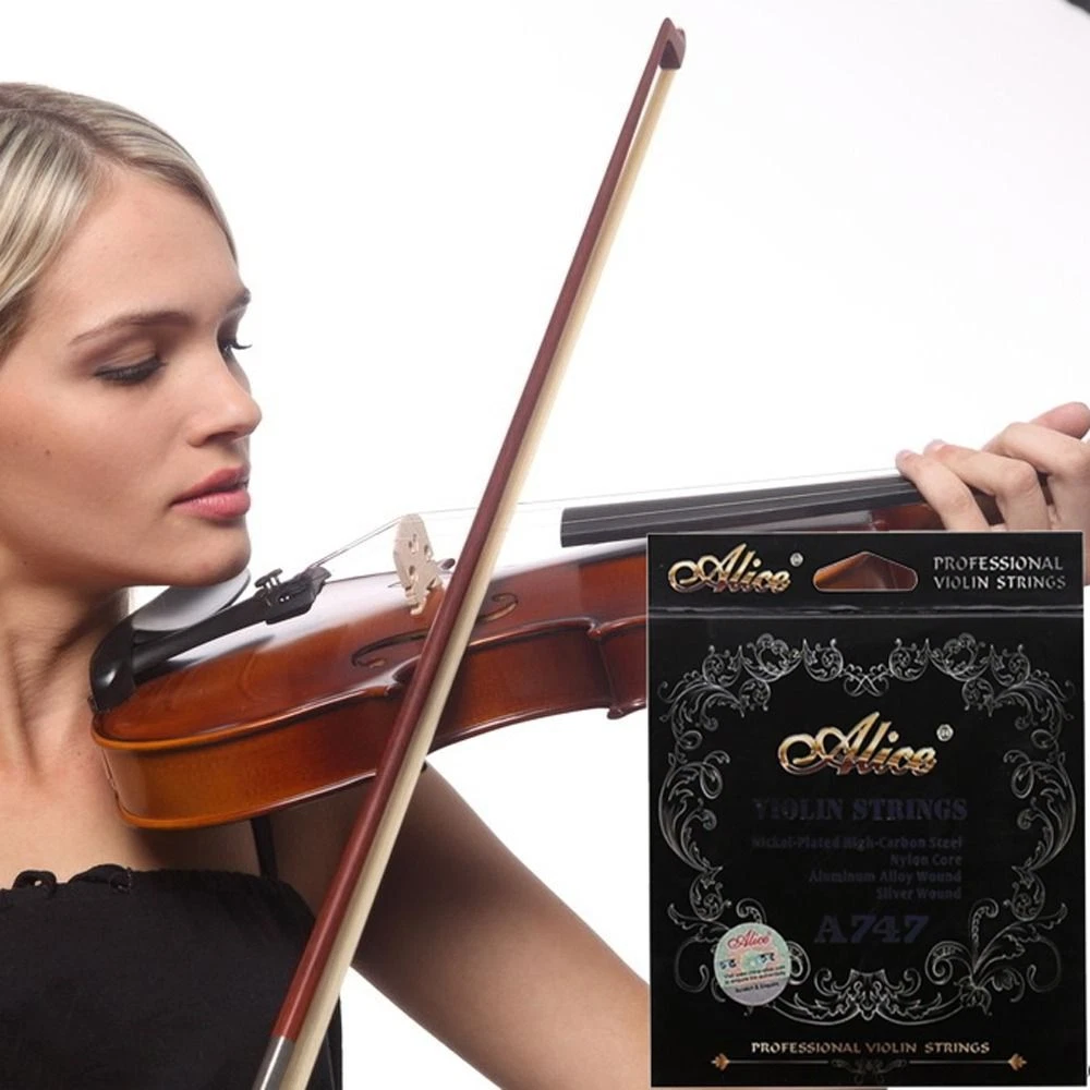 Nylon top violin strings