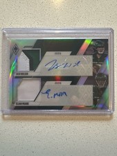 Zach Wilson and Elijah Moore Dual Patch Autographs 08/25 2021 Panini Phoenix