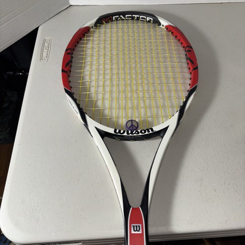 WILSON K-FACTOR SIX.ONE TOUR 6.1 90 TENNIS RACQUET 4 5/8 FEDERER - Picture 19 of 19