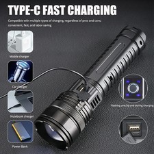 LED White Laser Built-in Battery Flash Light Emergency Spotlights Flashlights